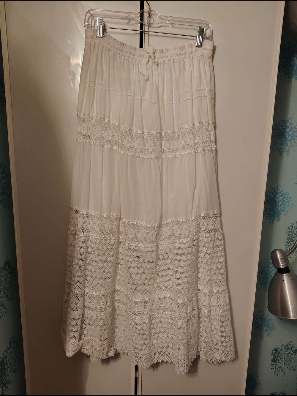 Urban Outfitters Kashvi The Ultimate Collection White Long Dress Sz M Sample